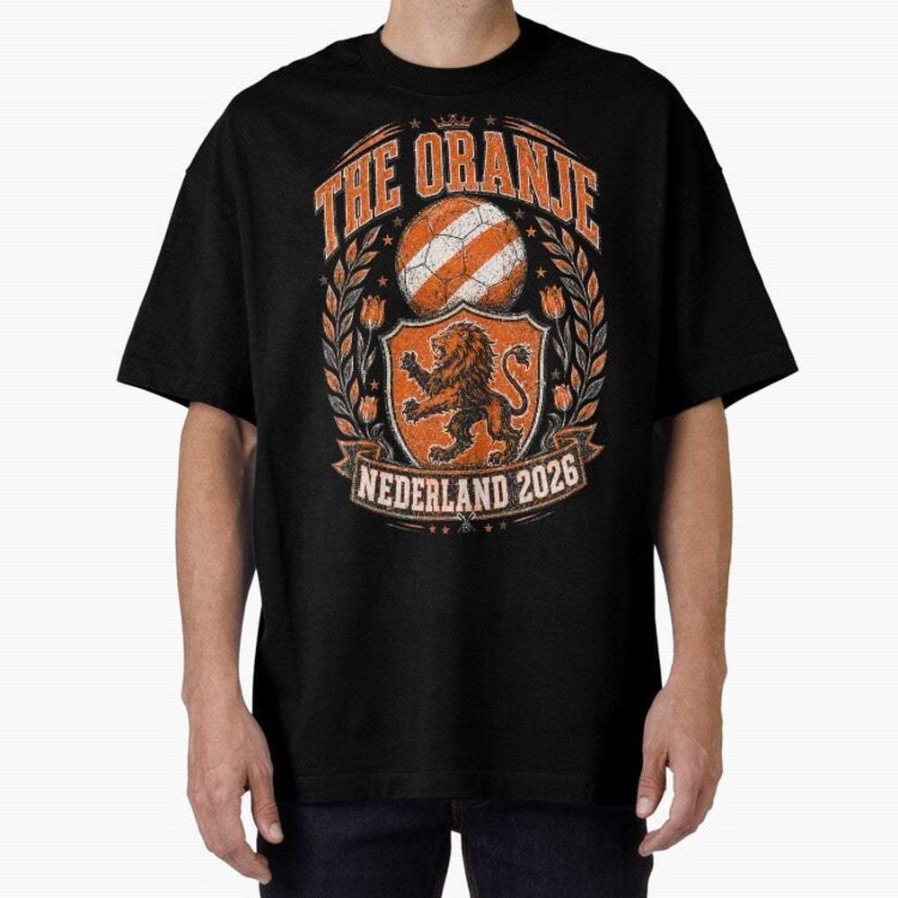 The Oranje Nederland 2026 World Cup Soccer T-Shirt Classic T-Shirt Celebrate Classic Football Spirit in FIFA World Cup 2026 USA Canada Mexico Spirit, with Spain and Netherlands, Messi and Cristiano Ronaldo, Supporter Pride, Iconic Celebrations,