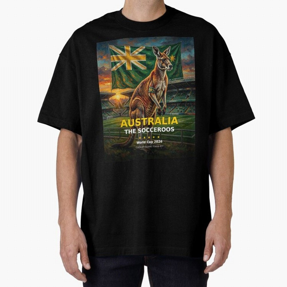 Australia Socceroos - World Cup 2026 Soccer Fan Tee Classic T-Shirt Bring a Vintage Feel to Global Football Passion for FIFA World Cup 2026, Highlighting Haaland, Spain, Game Day Rituals, Football Legends, Country Pride and the Road to the Final;