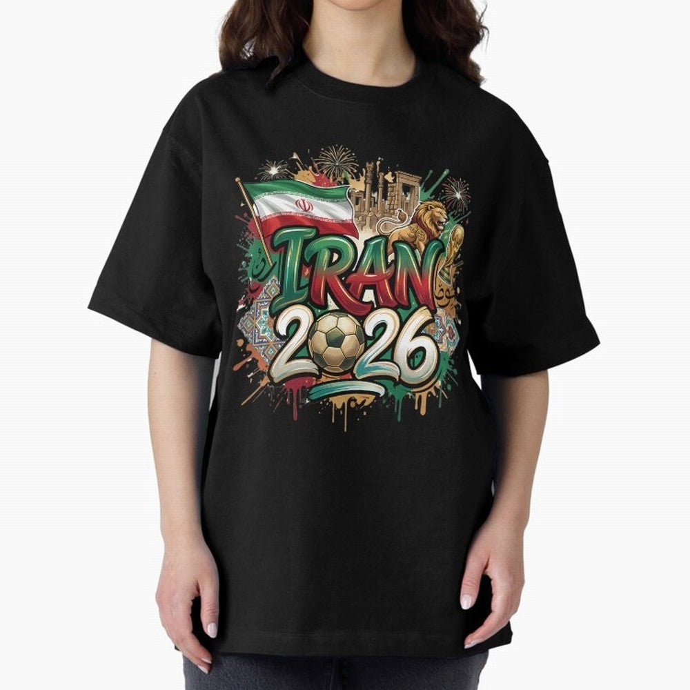 Iran World Cup 2026 Football Legacy Classic T-Shirt Make Game Day About FIFA World Cup 2026 USA Canada Mexico for Fans of CR7 and Messi and Argentina, France and Brazil, Bringing Stadium Memories, Football Loyalty, International Chants and