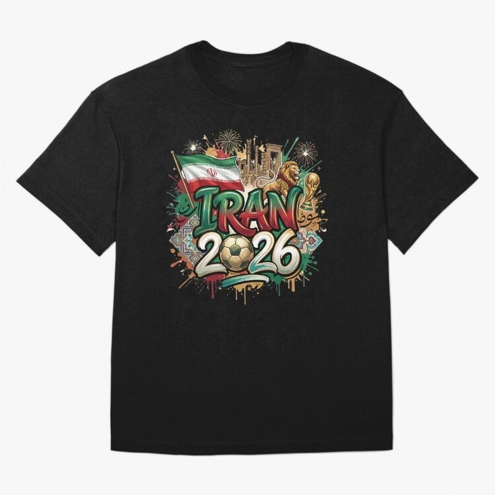Iran World Cup 2026 Football Legacy Classic T-Shirt Make Game Day About FIFA World Cup 2026 USA Canada Mexico for Fans of CR7 and Messi and Argentina, France and Brazil, Bringing Stadium Memories, Football Loyalty, International Chants and