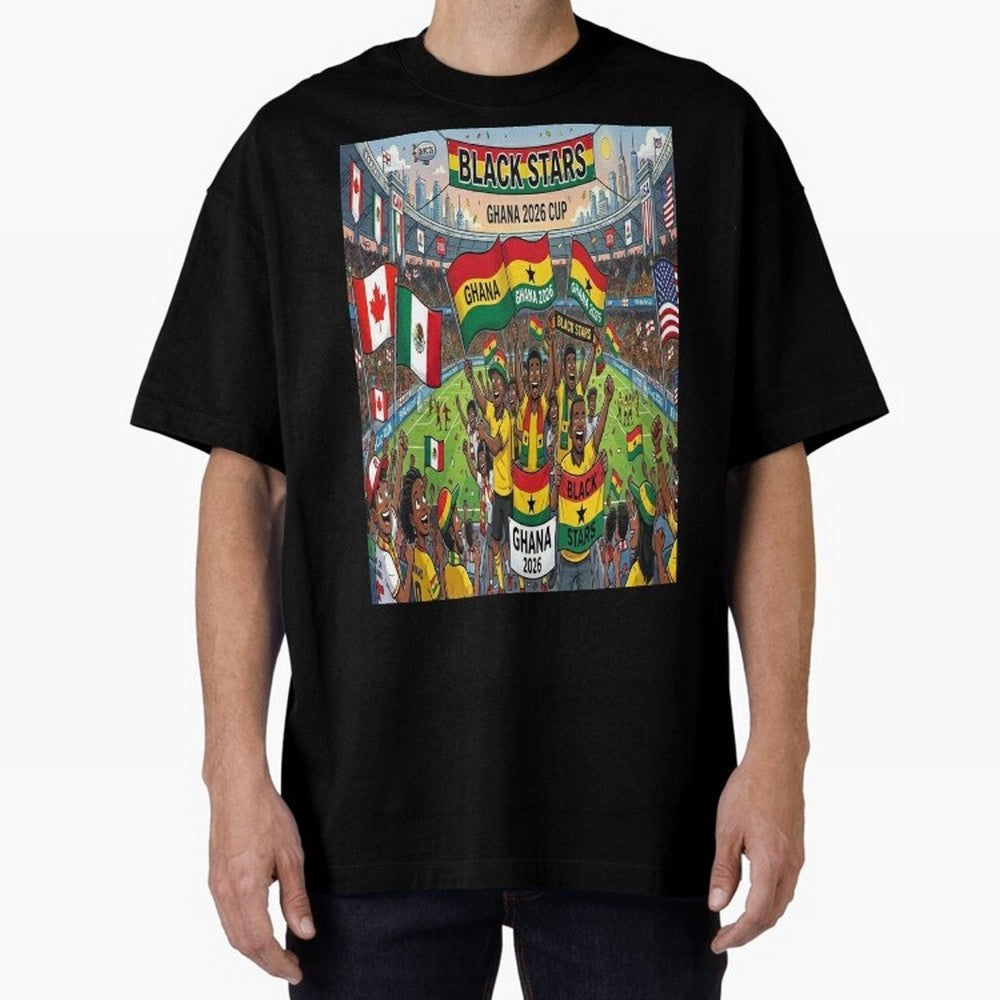 Ghana World Cup 2026 - Stadium Classic T-Shirt Bring Retro Soccer Energy to FIFA World Cup 2026 Group Stage Filled with Cristiano Ronaldo, England and Germany Energy, Game Day Rituals, Football Legends, Country Pride and the Road to the Final;