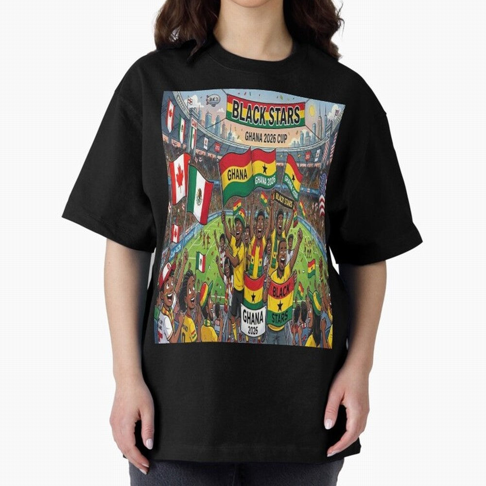 Ghana World Cup 2026 - Stadium Classic T-Shirt Bring Retro Soccer Energy to FIFA World Cup 2026 Group Stage Filled with Cristiano Ronaldo, England and Germany Energy, Game Day Rituals, Football Legends, Country Pride and the Road to the Final;