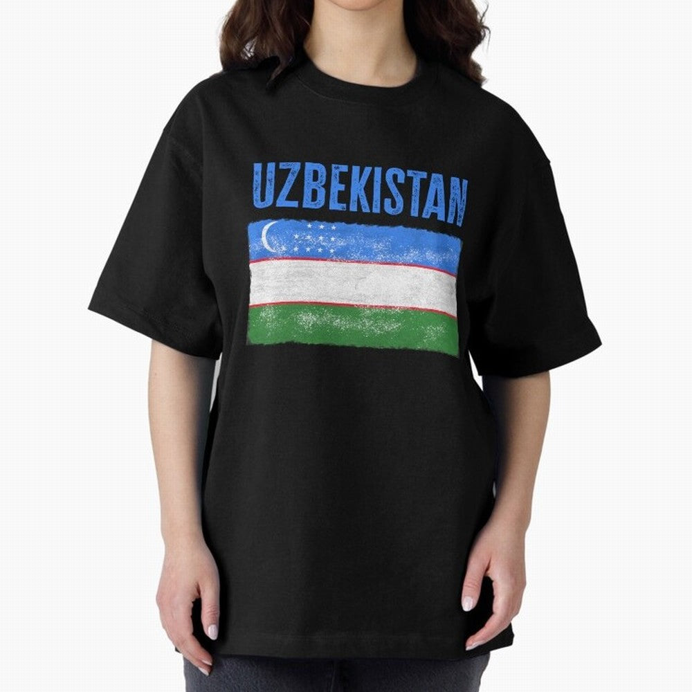 Uzbekistan Classic T-Shirt Back Your Heroes with Match Day Hype around FIFA World Cup 2026, Neymar, Haaland and Cristiano Ronaldo, Argentina, Sports Nostalgia, International Competition, Famous Players and Unforgettable Victories; Created for Match