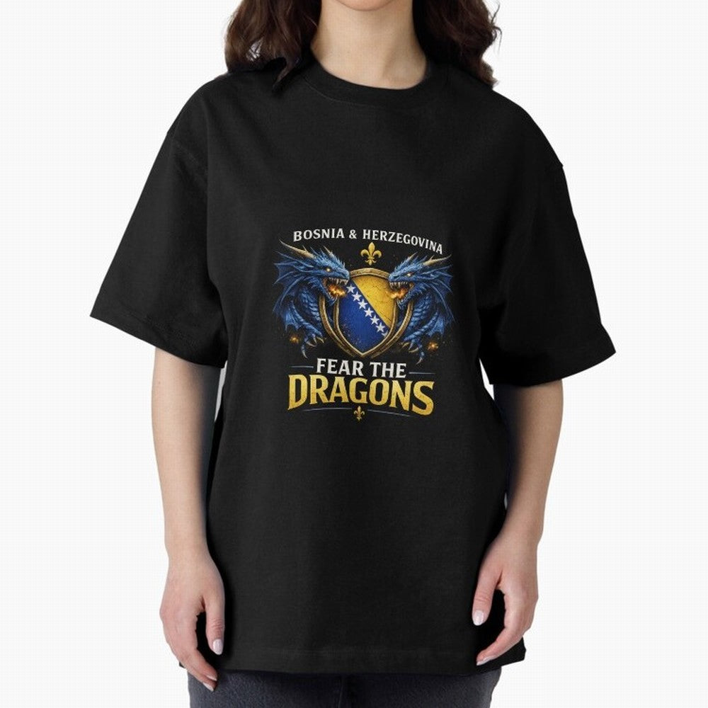 Fear the Dragons ¨C Bosnia Zmajevi Football Shirt | Bosnia & Herzegovina Fans Design Classic T-Shirt Celebrate Football Heritage in the FIFA World Cup 2026 USA Canada Mexico Journey through Neymar, Haaland and Cristiano Ronaldo Highlights, Spain