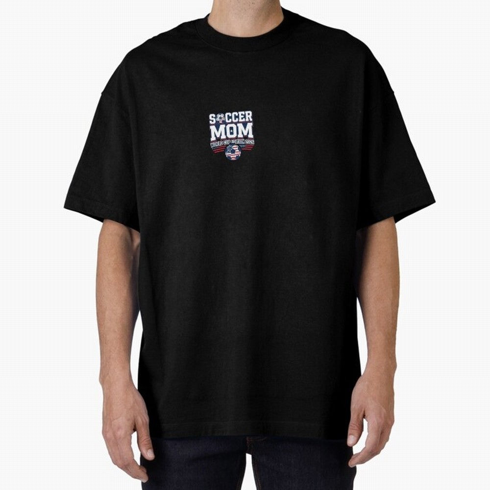Soccer Mom World Cup Bold Text | 2026 Football Mom Classic T-Shirt Bring Home Global Football Passion for FIFA World Cup 2026 Group Stage, with Mbappe and Neymar, England, France and Netherlands, Stadium Chants, National Pride, Trophy Dreams and