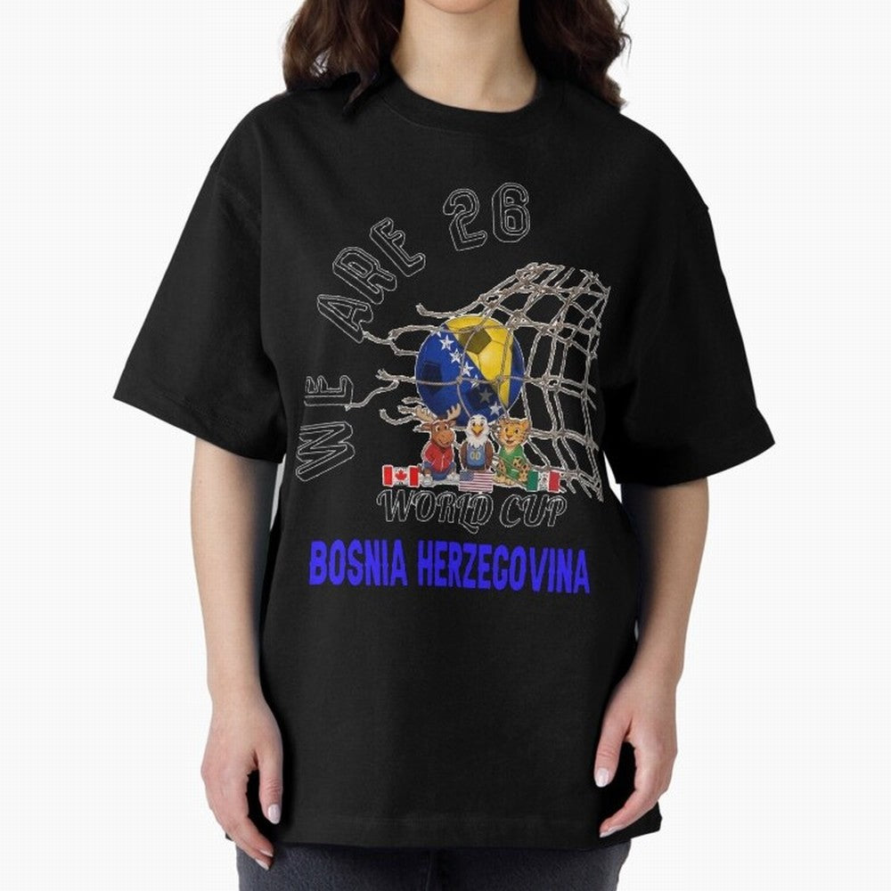 World cup 26 - Bosnia and Herzegovina Classic T-Shirt Show Support during Global Football Passion for FIFA World Cup 2026, Built around Mbappe, Argentina, France and Brazil, Supporter Pride, Iconic Celebrations, Legendary Names and Global Match Day