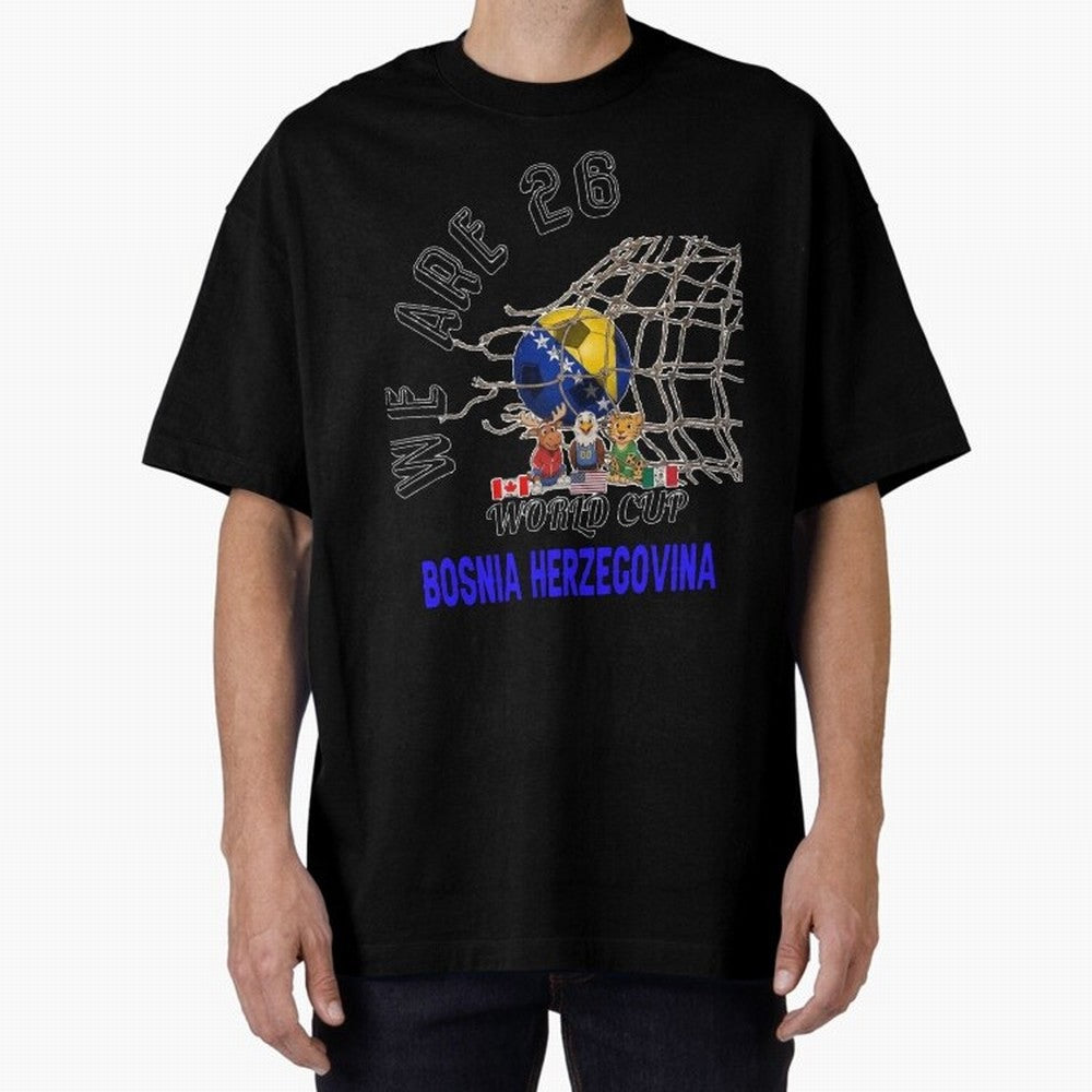 World cup 26 - Bosnia and Herzegovina Classic T-Shirt Show Support during Global Football Passion for FIFA World Cup 2026, Built around Mbappe, Argentina, France and Brazil, Supporter Pride, Iconic Celebrations, Legendary Names and Global Match Day