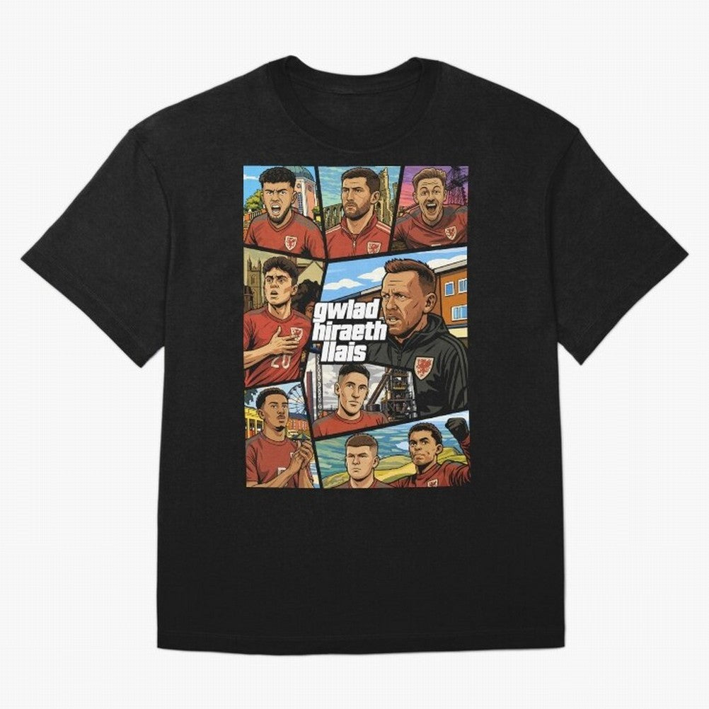 GTA Cymru Classic T-Shirt Carry National Pride through the FIFA World Cup 2026 Group Stage Journey through Neymar, Haaland and Cristiano Ronaldo Highlights, France and Portugal Pride, Sports Nostalgia, International Competition, Famous Players and