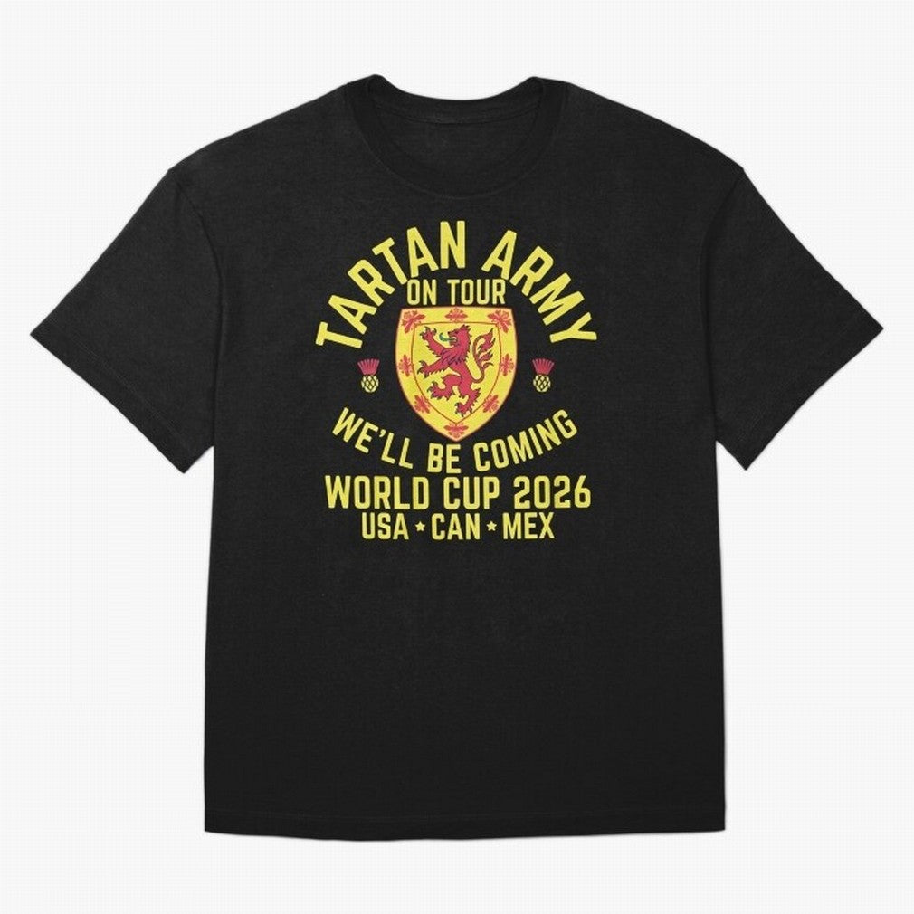 Tartan Army World Cup 2026 Scotland Tour Classic T-Shirt Bring Champion Energy into Global Football Passion for FIFA World Cup 2026 USA Canada Mexico, Made for Haaland and Mbappe, England, Stadium Memories, Football Loyalty, International Chants