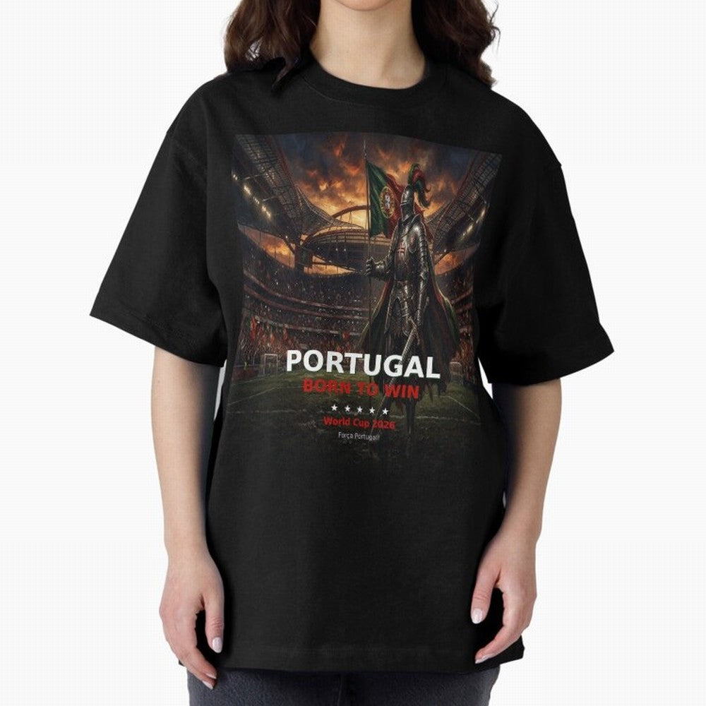 Portugal Born to Win - World Cup 2026 Soccer Fan Tee Classic T-Shirt Bring a Champion Mindset to FIFA World Cup 2026 Group Stage for Fans of Mbappe and Neymar and Netherlands, Bringing Champion Mindset, Group Stage Buzz, Knockout Tension and