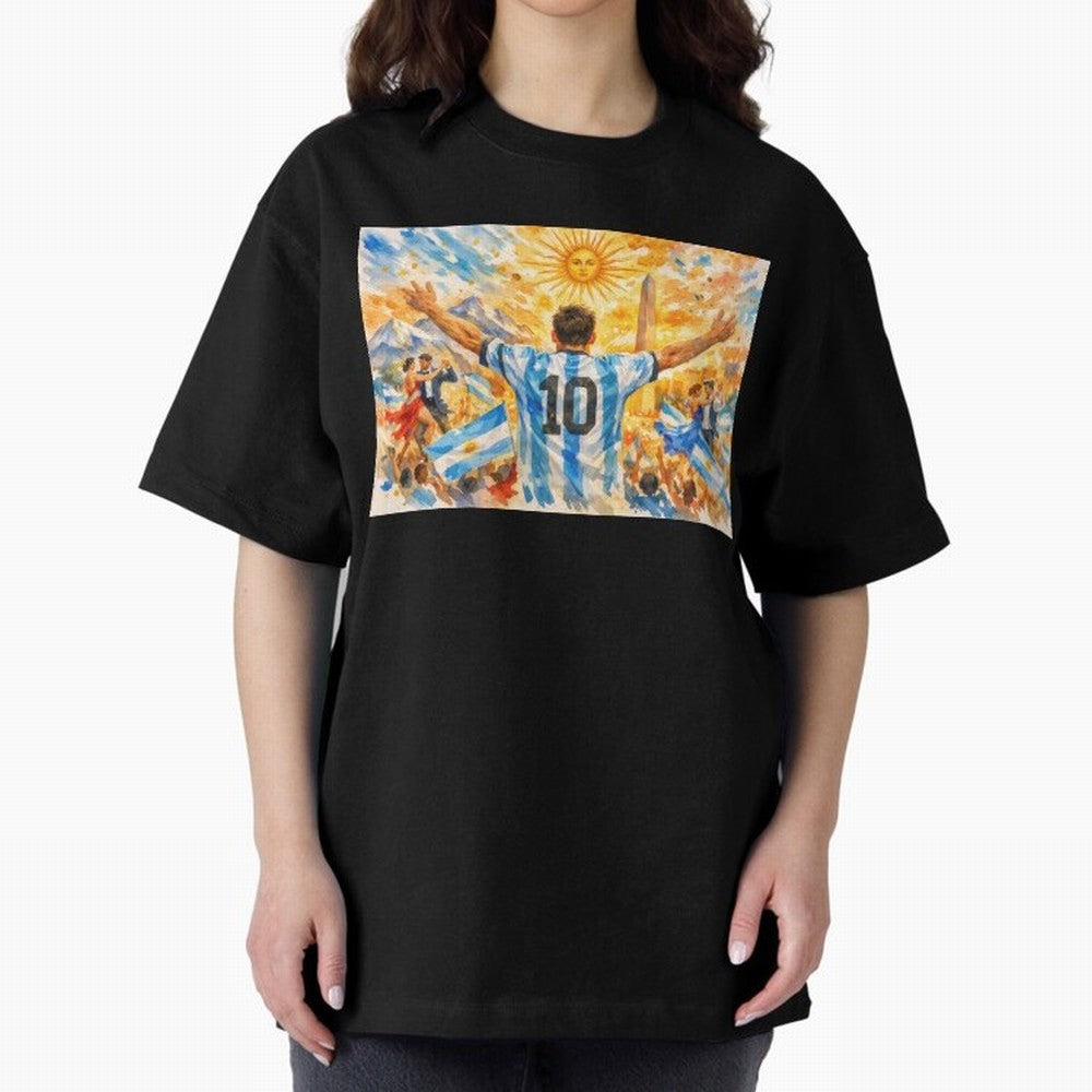 Spectacular Celebration in Argentina Soccer Vibes 2026 Classic T-Shirt Keep the Match Day Mood of FIFA World Cup 2026 USA Canada Mexico Spirit, Built around Argentina, Messi, CR7 and Mbappe, Goal Celebration Energy, Supporter Heritage, Football
