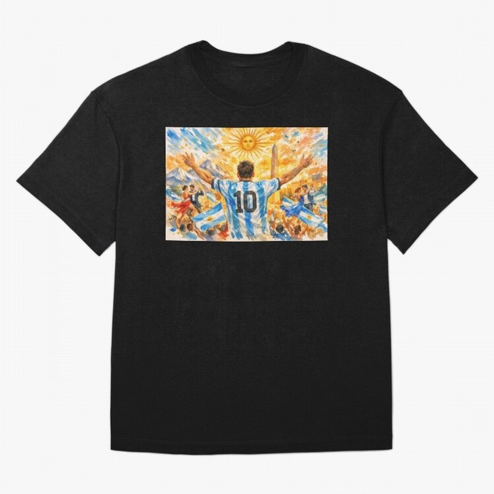 Spectacular Celebration in Argentina Soccer Vibes 2026 Classic T-Shirt Keep the Match Day Mood of FIFA World Cup 2026 USA Canada Mexico Spirit, Built around Argentina, Messi, CR7 and Mbappe, Goal Celebration Energy, Supporter Heritage, Football