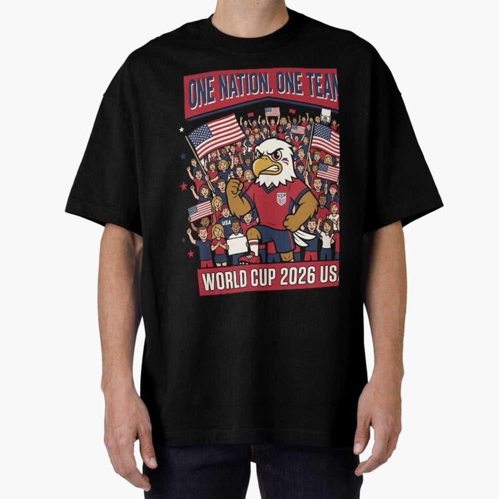 One Nation One Team ¡ª World Cup 2026 USA Classic T-Shirt Show Your Stadium Side during the FIFA World Cup 2026 Journey through Haaland and Mbappe Highlights, England, France and Netherlands Pride, Fan Favorite Moments, National Team Passion, Big