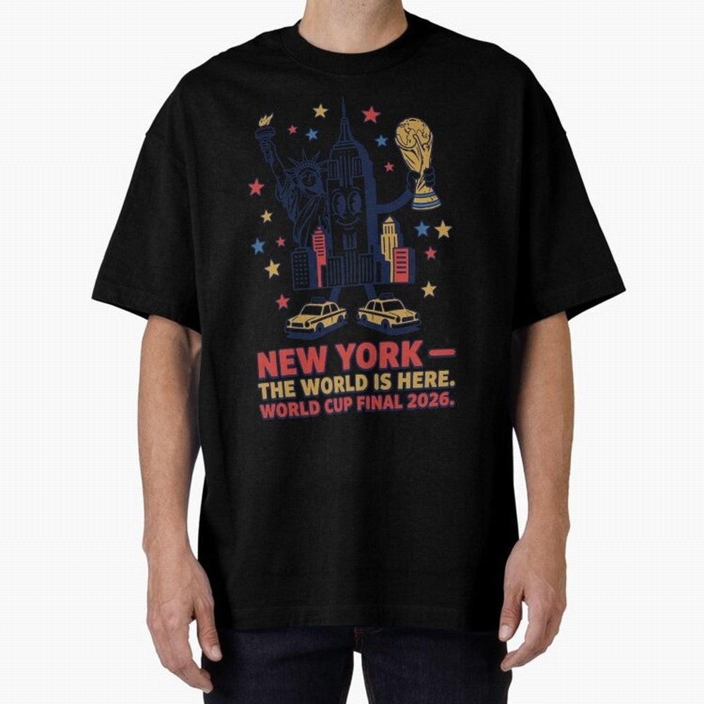 New York World Cup Final ¡ª Liberty Scores V2 Classic T-Shirt Get Ready for FIFA World Cup 2026 Group Stage Highlighting Cristiano Ronaldo, Portugal, Spain and Germany Energy, Soccer Culture, Superstar Moments, National Team Dreams and Competitive