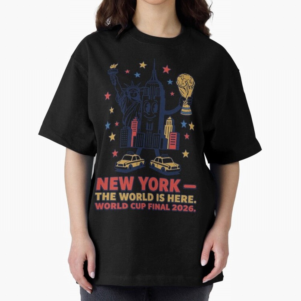 New York World Cup Final ¡ª Liberty Scores V2 Classic T-Shirt Get Ready for FIFA World Cup 2026 Group Stage Highlighting Cristiano Ronaldo, Portugal, Spain and Germany Energy, Soccer Culture, Superstar Moments, National Team Dreams and Competitive