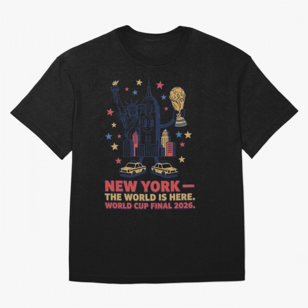 New York World Cup Final ¡ª Liberty Scores V2 Classic T-Shirt Get Ready for FIFA World Cup 2026 Group Stage Highlighting Cristiano Ronaldo, Portugal, Spain and Germany Energy, Soccer Culture, Superstar Moments, National Team Dreams and Competitive