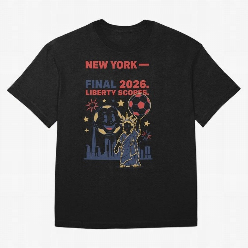New York World Cup Final 2026 V4 Classic T-Shirt Cheer through Every Moment of Match Day Hype around FIFA World Cup 2026, CR7 and Messi, England, France and Netherlands, Champion Mindset, Group Stage Buzz, Knockout Tension and Passionate Fan