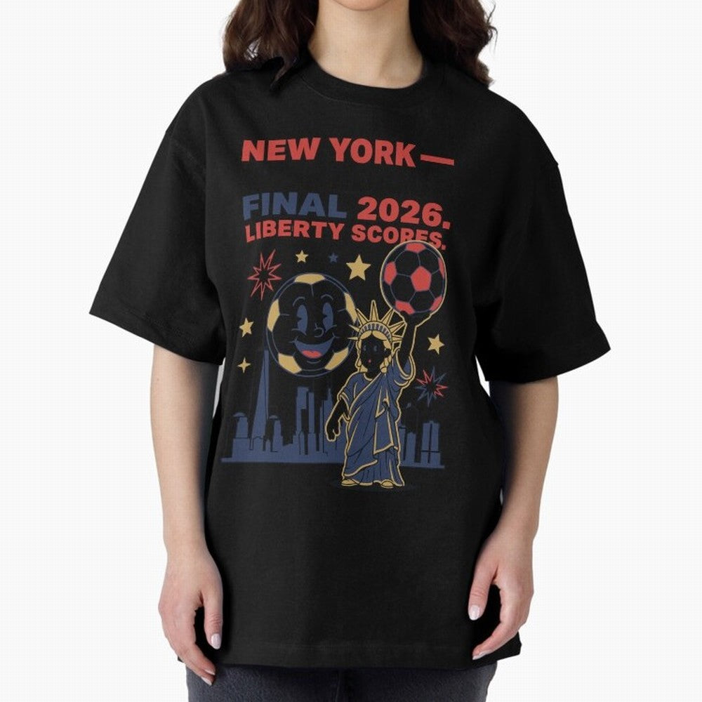 New York World Cup Final 2026 V4 Classic T-Shirt Cheer through Every Moment of Match Day Hype around FIFA World Cup 2026, CR7 and Messi, England, France and Netherlands, Champion Mindset, Group Stage Buzz, Knockout Tension and Passionate Fan