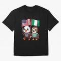 the American eagle and its friend the Nigerian eagle Classic T-Shirt Follow the Final Road of the FIFA World Cup 2026 Journey through Neymar Highlights, England, France and Netherlands Pride, Stadium Memories, Football Loyalty, International Chants