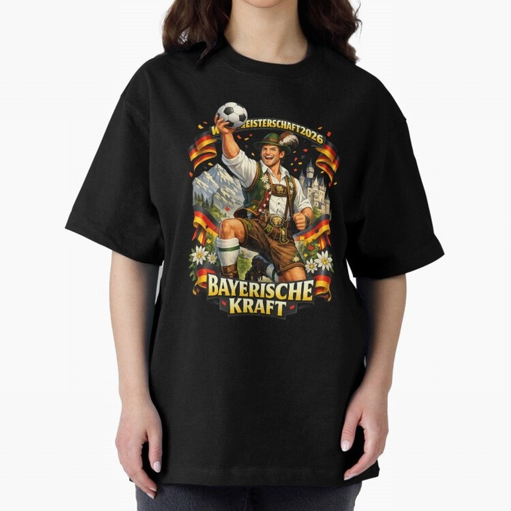 Bayerische Kraft World Cup 2026 Germany Fan Classic T-Shirt Feel Match Day Hype around FIFA World Cup 2026 USA Canada Mexico, Haaland and Mbappe, Spain, Match Day Excitement, Supporter Culture, Golden Goals and Global Football Passion; Perfect for