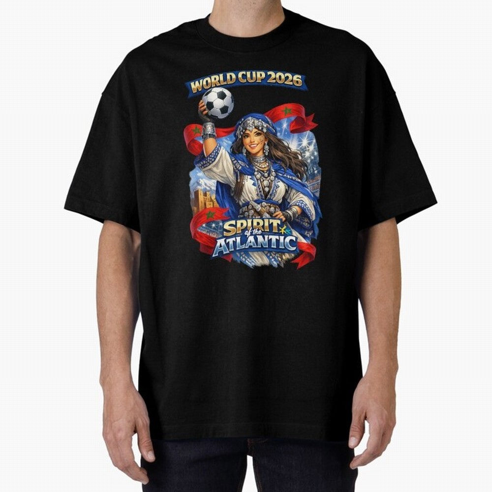 Moroccan World Cup 2026 Spirit Classic T-Shirt Fuel FIFA World Cup 2026 Group Stage for Fans of Messi, Neymar and Mbappe and Argentina, Bringing Stadium Chants, National Pride, Trophy Dreams and Unforgettable Football Memories; Created for Match