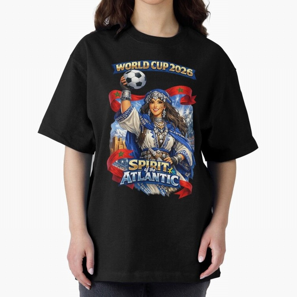 Moroccan World Cup 2026 Spirit Classic T-Shirt Fuel FIFA World Cup 2026 Group Stage for Fans of Messi, Neymar and Mbappe and Argentina, Bringing Stadium Chants, National Pride, Trophy Dreams and Unforgettable Football Memories; Created for Match
