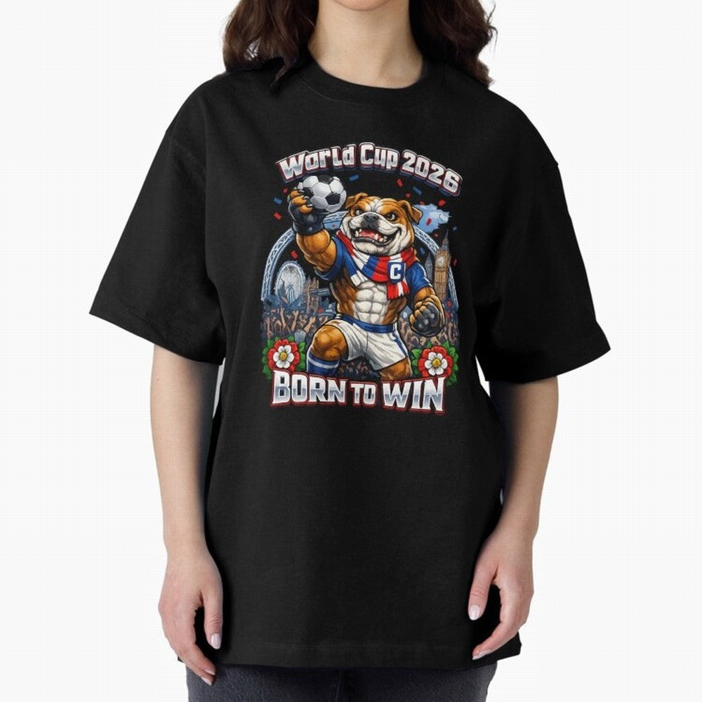 England Bulldog World Cup 2026 Fan Art Classic T-Shirt Follow Every Goal of the FIFA World Cup 2026 Group Stage Journey through CR7 and Messi Highlights, Brazil, Portugal and Argentina Pride, Classic Soccer Heritage, Championship Pressure, Fan