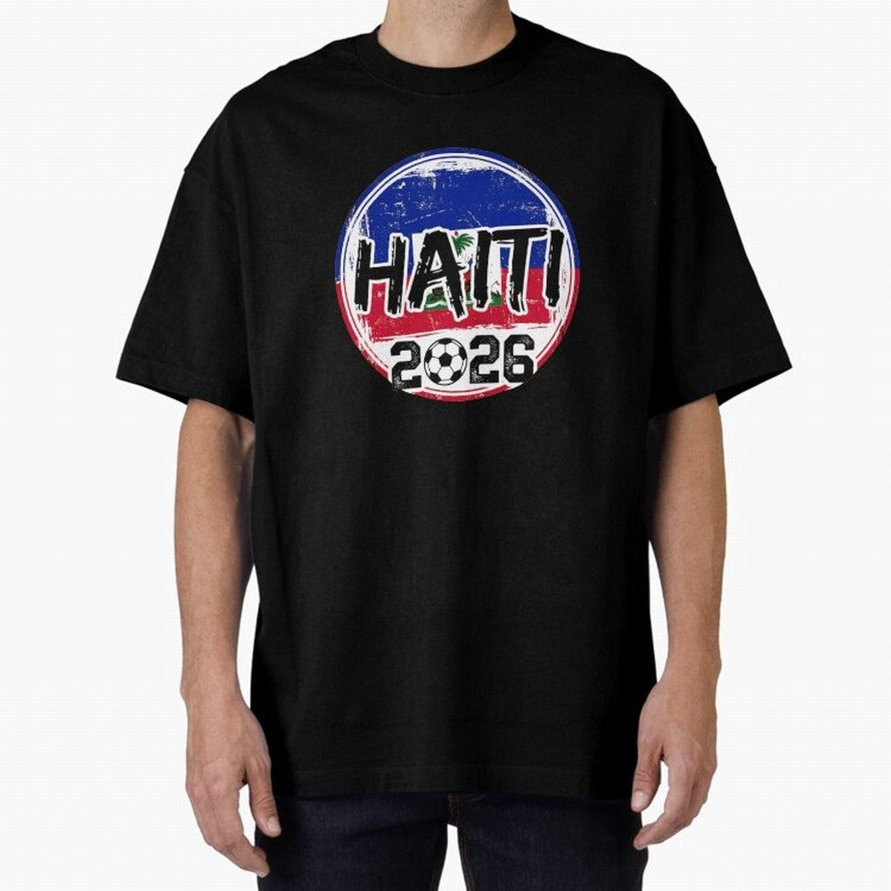 Haiti World Cup 2026 Soccer Fan Game Day T-Shirt Fuel the FIFA World Cup 2026 Journey through Messi Highlights, Brazil Pride, Football History, Final Match Energy, Crowd Noise and Once in a Lifetime Moments; Ideal for Football Dads, Football Moms,