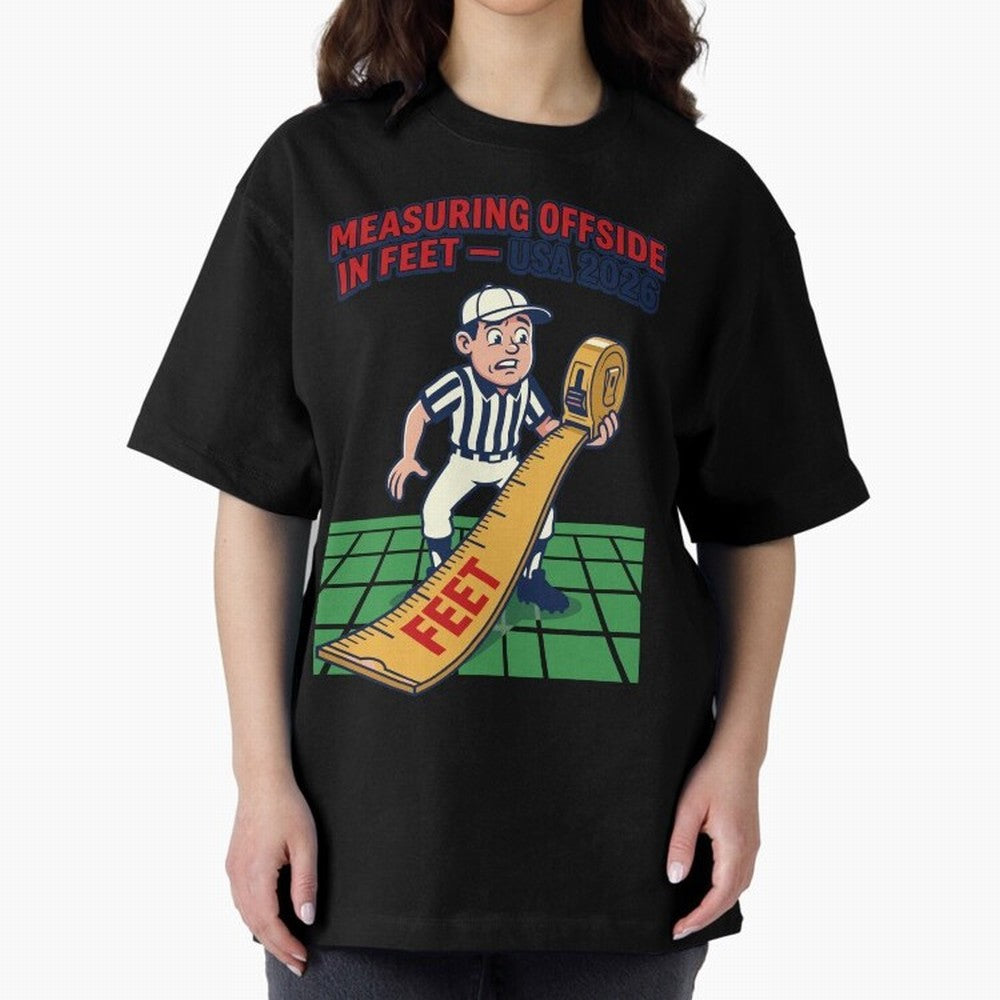 Measuring Offside in Feet ¡ª USA 2026 V1 Classic T-Shirt Treasure the FIFA World Cup 2026 Group Stage Journey through CR7 Highlights, England Pride, Football History, Final Match Energy, Crowd Noise and Once in a Lifetime Moments; Ideal for