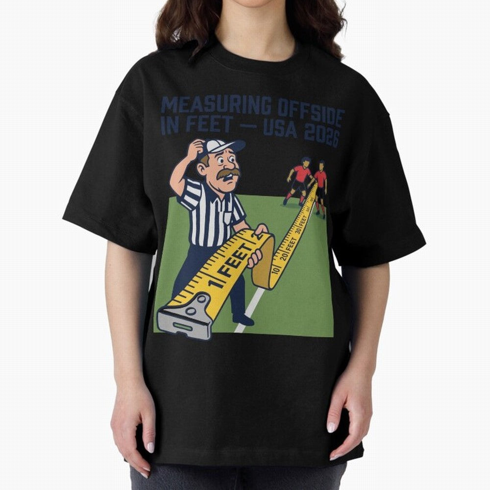 Measuring Offside in Feet ¡ª USA 2026 V3 Classic T-Shirt Celebrate the FIFA World Cup 2026 USA Canada Mexico Journey through Messi, Neymar and Mbappe Highlights, Argentina, France and Brazil Pride, Fan Favorite Moments, National Team Passion, Big