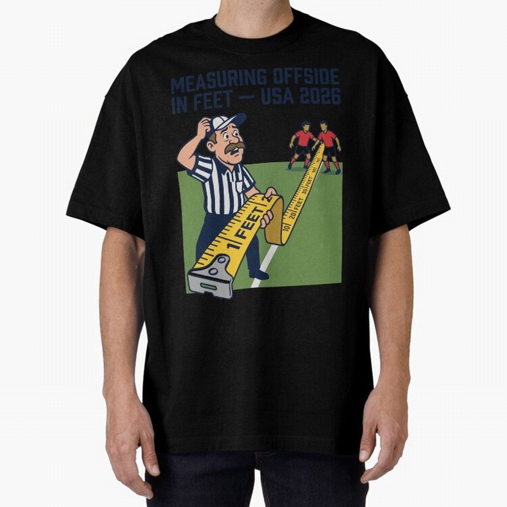Measuring Offside in Feet ¡ª USA 2026 V3 Classic T-Shirt Celebrate the FIFA World Cup 2026 USA Canada Mexico Journey through Messi, Neymar and Mbappe Highlights, Argentina, France and Brazil Pride, Fan Favorite Moments, National Team Passion, Big