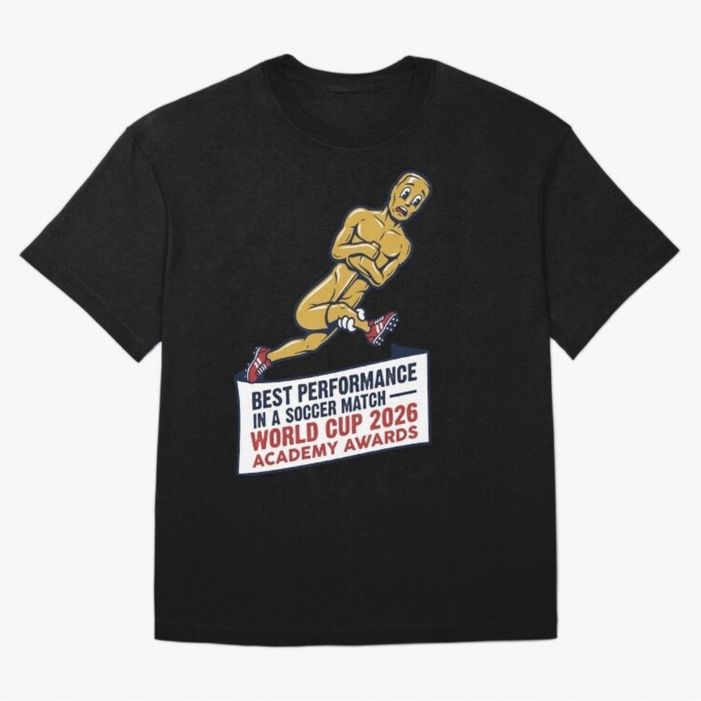Academy Awards Best Performance Soccer V1 Classic T-Shirt Represent FIFA World Cup 2026 Group Stage for Fans of Neymar and Brazil, Bringing Goal Celebration Energy, Supporter Heritage, Football Icons and Worldwide Tournament Joy; Made for Die Hard