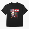 The American eagle and its friend, the Austrian eagle Classic T-Shirt Celebrate the Magic of FIFA World Cup 2026 Group Stage for Fans of Cristiano Ronaldo and Argentina, France and Brazil, Bringing Tournament Hype, Historic Matchups, Family Viewing