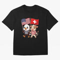 The American eagle and its friend, the Swiss calf Classic T-Shirt Upgrade FIFA World Cup 2026 Group Stage for Fans of Neymar, Haaland and Cristiano Ronaldo and Argentina and Brazil, Bringing Football Passion, Legendary Performances, Festival Vibes