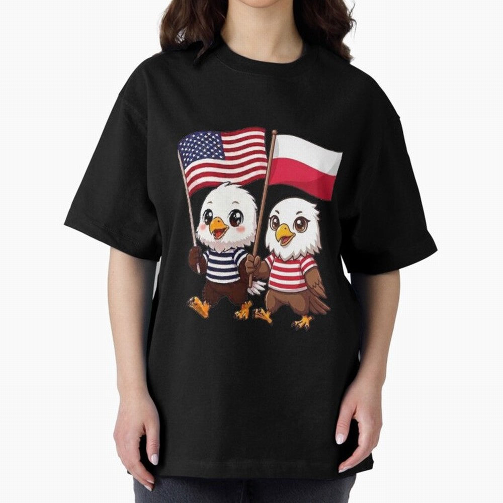 The American eagle and its friend, the Polish eagle Classic T-Shirt Wear the Spirit of Match Day Hype around FIFA World Cup 2026 USA Canada Mexico, Messi, Neymar and Mbappe, France and Portugal, Goal Celebration Energy, Supporter Heritage, Football