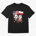 The American eagle and its friend, the Polish eagle Classic T-Shirt Wear the Spirit of Match Day Hype around FIFA World Cup 2026 USA Canada Mexico, Messi, Neymar and Mbappe, France and Portugal, Goal Celebration Energy, Supporter Heritage, Football