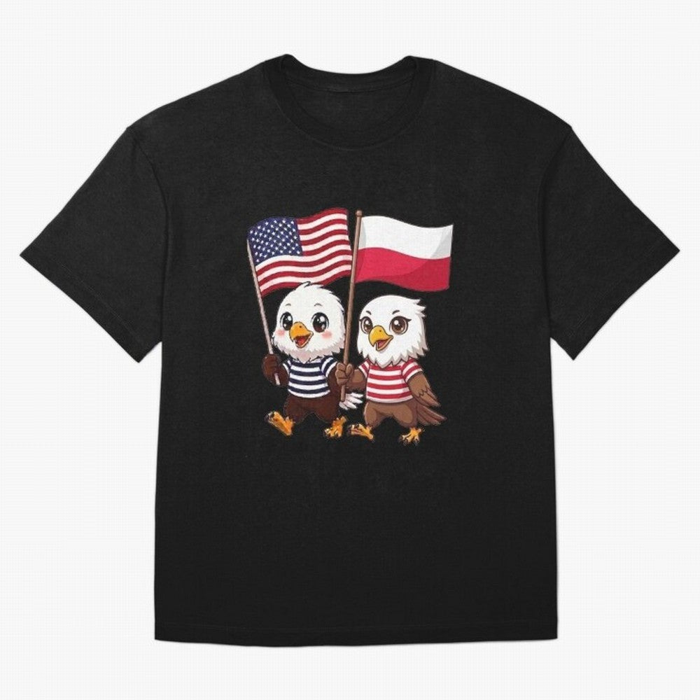 The American eagle and its friend, the Polish eagle Classic T-Shirt Wear the Spirit of Match Day Hype around FIFA World Cup 2026 USA Canada Mexico, Messi, Neymar and Mbappe, France and Portugal, Goal Celebration Energy, Supporter Heritage, Football