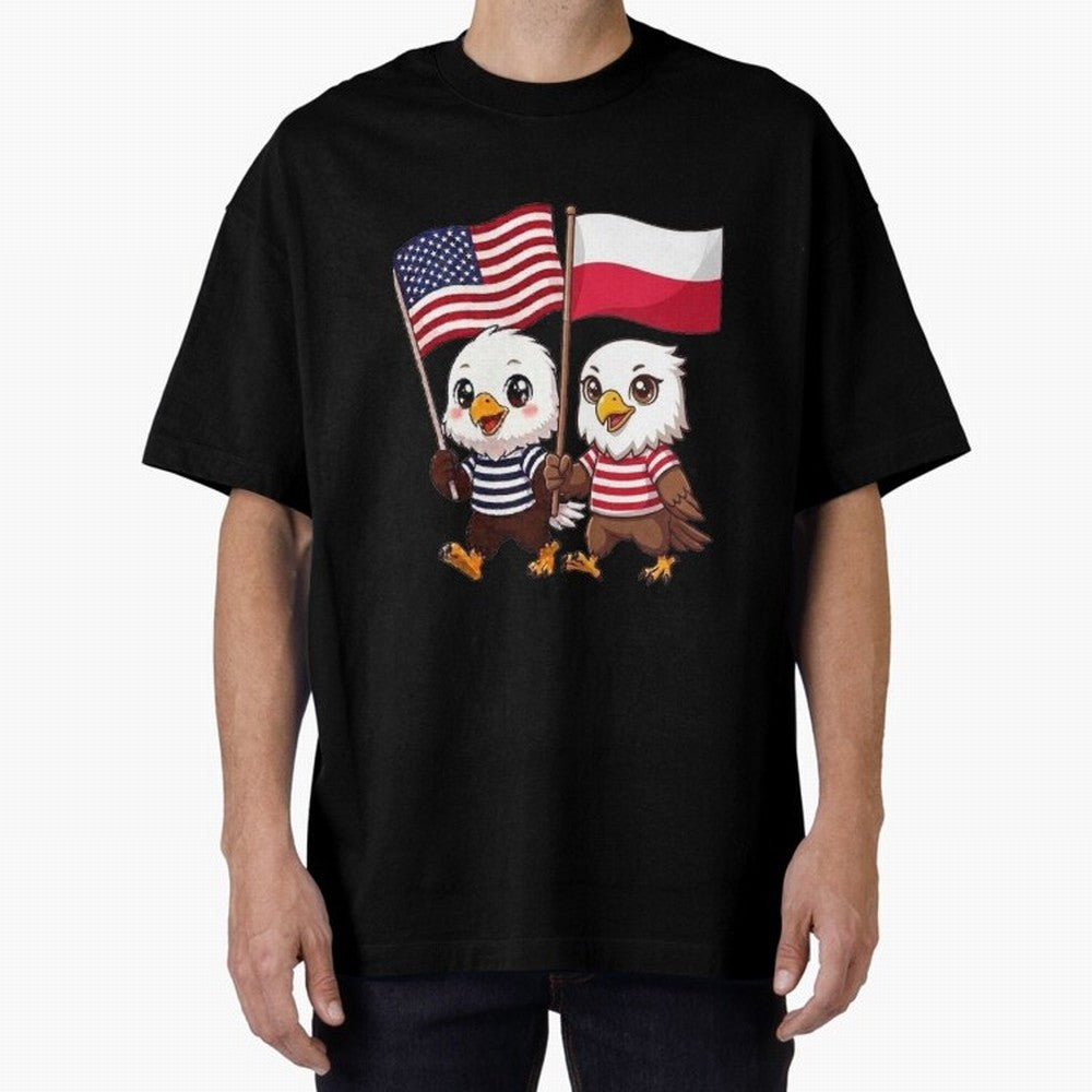 The American eagle and its friend, the Polish eagle Classic T-Shirt Wear the Spirit of Match Day Hype around FIFA World Cup 2026 USA Canada Mexico, Messi, Neymar and Mbappe, France and Portugal, Goal Celebration Energy, Supporter Heritage, Football