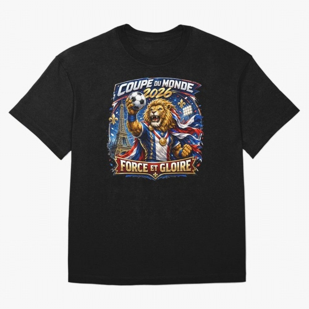 France Lion World Cup 2026 Classic T-Shirt Refresh FIFA World Cup 2026 USA Canada Mexico Spirit, Celebrating Brazil, Messi, Vintage Soccer Flavor, Modern Football Stars, National Flags and Final Night Emotion; Perfect for Fans, Collectors, Family