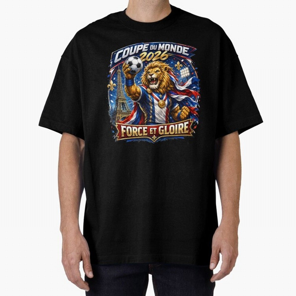 France Lion World Cup 2026 Classic T-Shirt Refresh FIFA World Cup 2026 USA Canada Mexico Spirit, Celebrating Brazil, Messi, Vintage Soccer Flavor, Modern Football Stars, National Flags and Final Night Emotion; Perfect for Fans, Collectors, Family