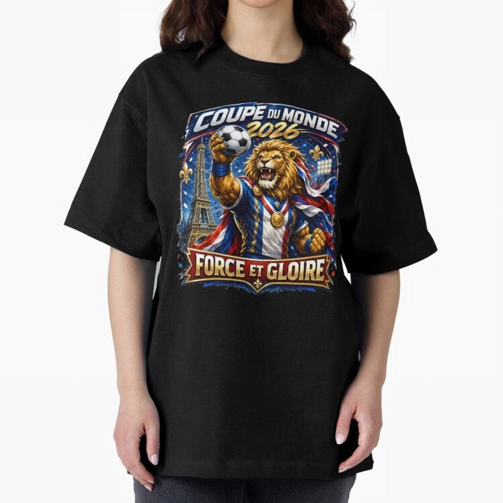 France Lion World Cup 2026 Classic T-Shirt Refresh FIFA World Cup 2026 USA Canada Mexico Spirit, Celebrating Brazil, Messi, Vintage Soccer Flavor, Modern Football Stars, National Flags and Final Night Emotion; Perfect for Fans, Collectors, Family