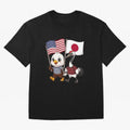 The American eagle and its friend, the Japanese crane Classic T-Shirt Support Your Favorite Stars during the FIFA World Cup 2026 Group Stage Journey through Mbappe Highlights, Netherlands Pride, Match Day Excitement, Supporter Culture, Golden Goals