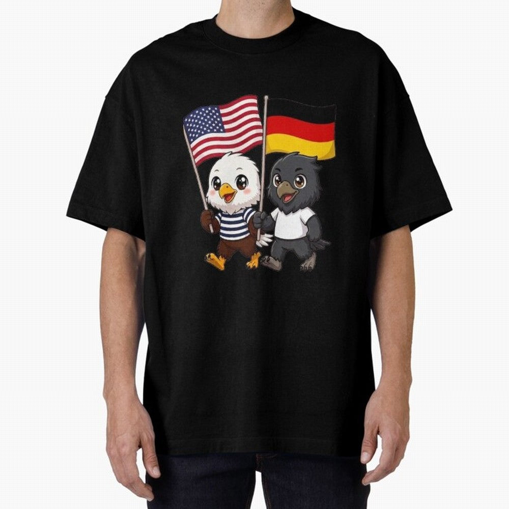 The American eagle and its friend the German eagle Classic T-Shirt Bring Home Match Day Hype around FIFA World Cup 2026 Group Stage, Mbappe and Neymar, Brazil, Portugal and Argentina, Stadium Memories, Football Loyalty, International Chants and