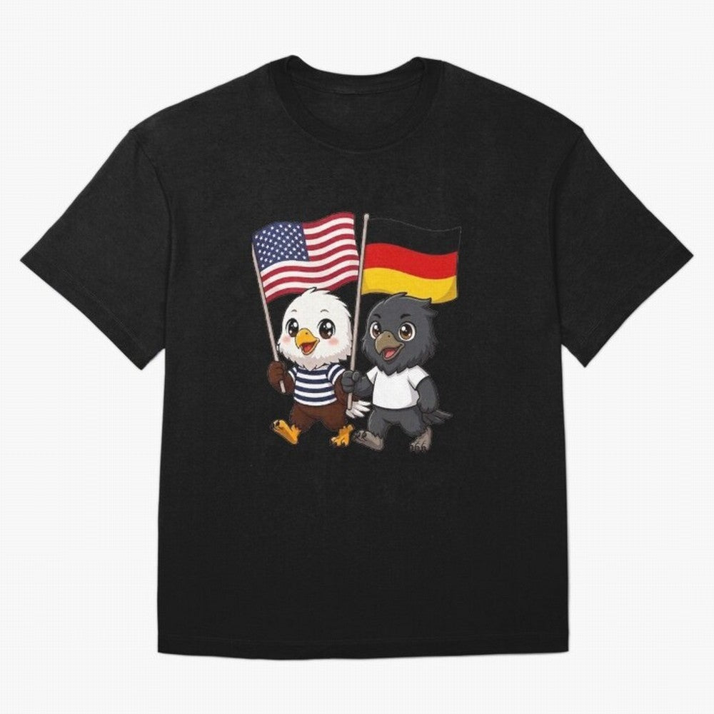 The American eagle and its friend the German eagle Classic T-Shirt Bring Home Match Day Hype around FIFA World Cup 2026 Group Stage, Mbappe and Neymar, Brazil, Portugal and Argentina, Stadium Memories, Football Loyalty, International Chants and