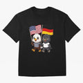 The American eagle and its friend the German eagle Classic T-Shirt Bring Home Match Day Hype around FIFA World Cup 2026 Group Stage, Mbappe and Neymar, Brazil, Portugal and Argentina, Stadium Memories, Football Loyalty, International Chants and