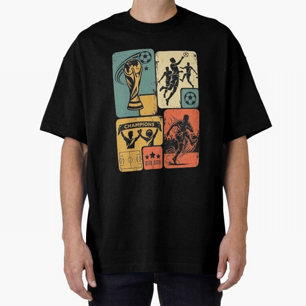 Retro World Cup 2026 Soccer Champion - Vintage Aesthetic Classic Football Shirt Design for Fans and Gift Classic T-Shirt Celebrate Rivalries and Pride in FIFA World Cup 2026 Spirit, Inspired by England and Germany, Messi, CR7 and Mbappe, Champion