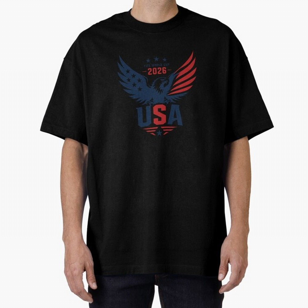 FIFA World Cup 2026 USA Eagle ¨C Patriotic Soccer Art Classic T-Shirt Carry the Colors and Pride of the FIFA World Cup 2026 USA Canada Mexico Journey through Cristiano Ronaldo Highlights, Spain Pride, Fan Favorite Moments, National Team Passion,