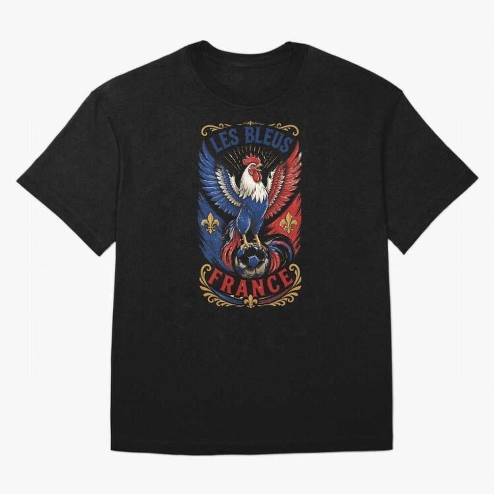 France Soccer Rooster - Les Bleus Vintage Patriotic Football Fan T-Shirt Classic T-Shirt Celebrate Fan Culture around the FIFA World Cup 2026 USA Canada Mexico Journey through Neymar, Haaland and Cristiano Ronaldo Highlights, Argentina, France and
