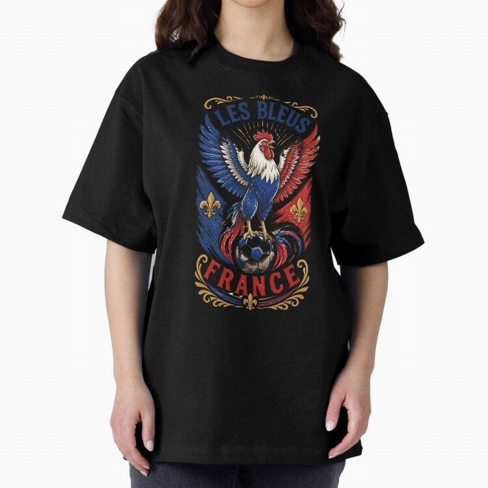 France Soccer Rooster - Les Bleus Vintage Patriotic Football Fan T-Shirt Classic T-Shirt Celebrate Fan Culture around the FIFA World Cup 2026 USA Canada Mexico Journey through Neymar, Haaland and Cristiano Ronaldo Highlights, Argentina, France and