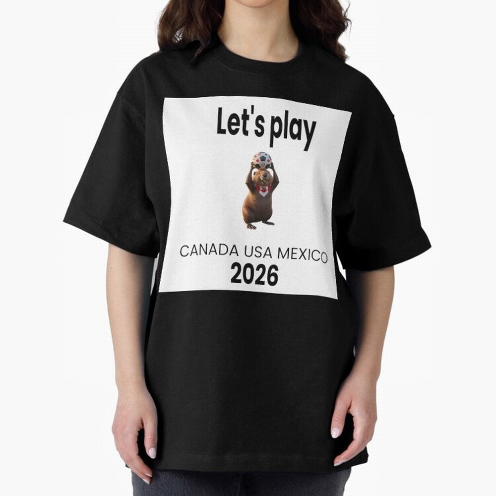 Canadian beaver invites you to World Cup 2026 in USA, Canada and Mexico Classic T-Shirt Spotlight FIFA World Cup 2026 Made for Neymar, Brazil, Portugal and Argentina Energy, Goal Celebration Energy, Supporter Heritage, Football Icons and Worldwide